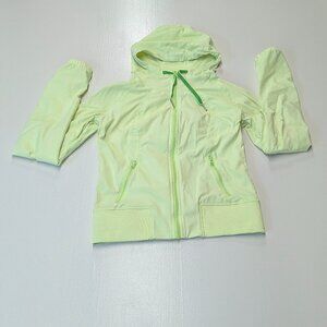 Lululemon Street To Studio Jacket Faded Zap Size 4 and Free Large Tote *Stains